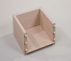 MDF or particle board folding drawer