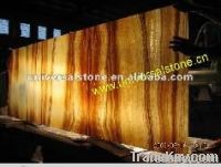 Wood Vein Onyx Glass Panel