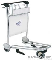three wheels with brake airport trolley