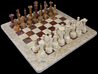 Marble , Onyx Chess Set