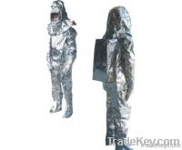 aluminized heat resistant suit, FIRE RESISTANT SUITS, heat insulation su