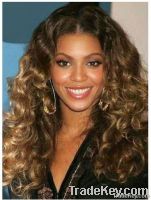 french curl synthetic full lace wig