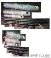 CONICAL TWIN SCREW BARREL