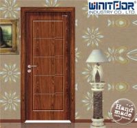 best price pvc interior wooden door (WNT-WD201)