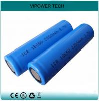 3.7V 2200mAh Li-ion Rechargeable Batteries 18650 Flashlight Battery Cells