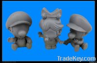 Clay cartoon figurine for kids