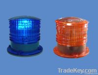 Solar warning LED lamp