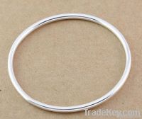 Sterling Silver Smooth Bangle