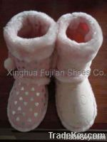 indoor plush boots for lady