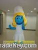 girl smurf mascot costume