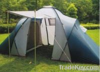 big family tent with window