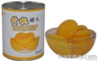 canned yellow peach