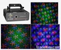 RGB grating pattern laser light
