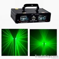 100mw green double two head beam laser light