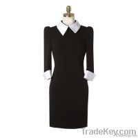 Collared Puff Dress