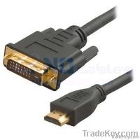 HDMI Male to DVI 24+1 Male Cable