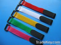 Velcro cable tie, Velcro tape with plastic buckle