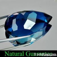 Huge 141.77 Ct Certified London Blue Topaz