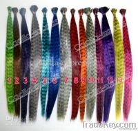 Grizzly Rooster Feather Hair Extension