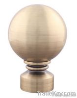 Metal curtian rod of ball finials