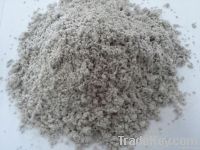 Slag wool granules, slag wool nodules, friction materials for gaskets
