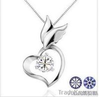 sterling silver heart pendant