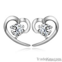 wholesale silver charm earrings