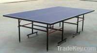 folding table tennis table as-501 square leg 2'' wheels