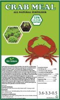 dry crab shells powder for fertilizer