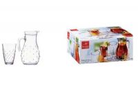 Set of 6 glasses + DRINK jug