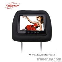 7 inch touch button car headrest monitor