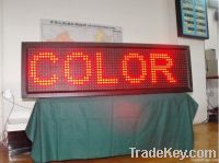 Poosled P16 single red led sign SD-P16-1-R