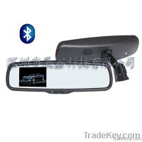 3.5 inch Digital TFT-LCD monitor, car rear-view mirror monitor with blu