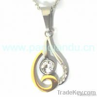 fashion 316L stainless steel charm necklace