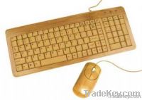 Bamboo keyboard and mouse set