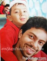 Handmade Portrait Painting