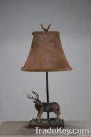 Poly Christmas deer table light, desk light