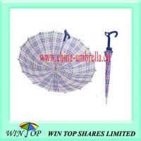 High Quality steel stick umbrellas with frill