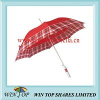 23 inch x 8 Ribs Auto Aluminum red Fashion Umbrella