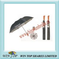 23 inch auto 2 folds promotion umbrella for Korean Air