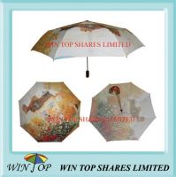 Monet Impressionism Art Folding Umbrella
