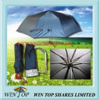 21" Anti UV 3 Folding auto Rain Umbrella