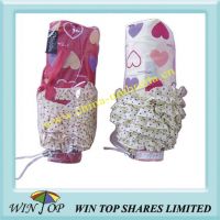 5 Fold printed lace Umbrella for lady and girl