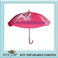 18 inch Princess design fiberglass Child Umbrella