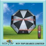 Arc 68&quot; Radius 34&quot; Black Widow brand super strong Auto Golf Umbrella manufacture