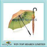 PU Handle Heat Transfer Rotary Umbrella (WT1306)