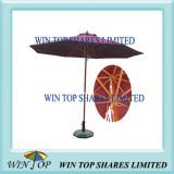 2.7m Wooden Pole Outdoor Patio Umbrella (WTS1001)
