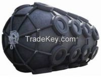Ship Fenders With Tires And Chain Net