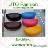 Metal Glasses Case Covering with PU