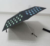 Color changing mini folding umbrella